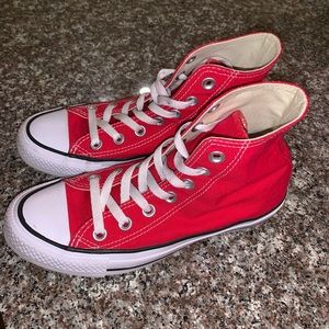 Red Hightop Converse